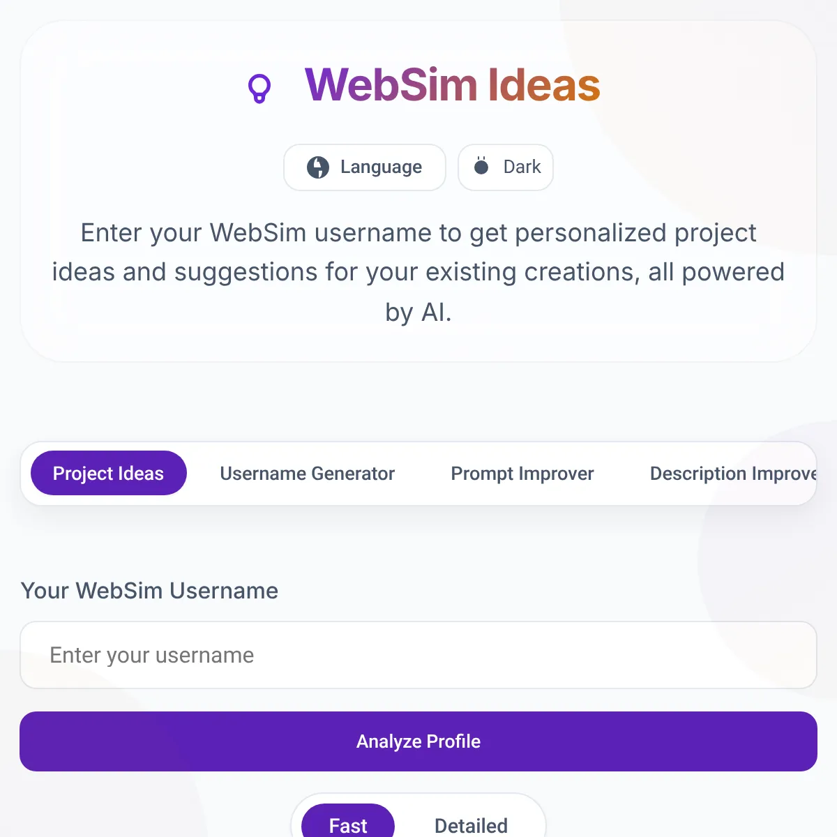 the project is loading