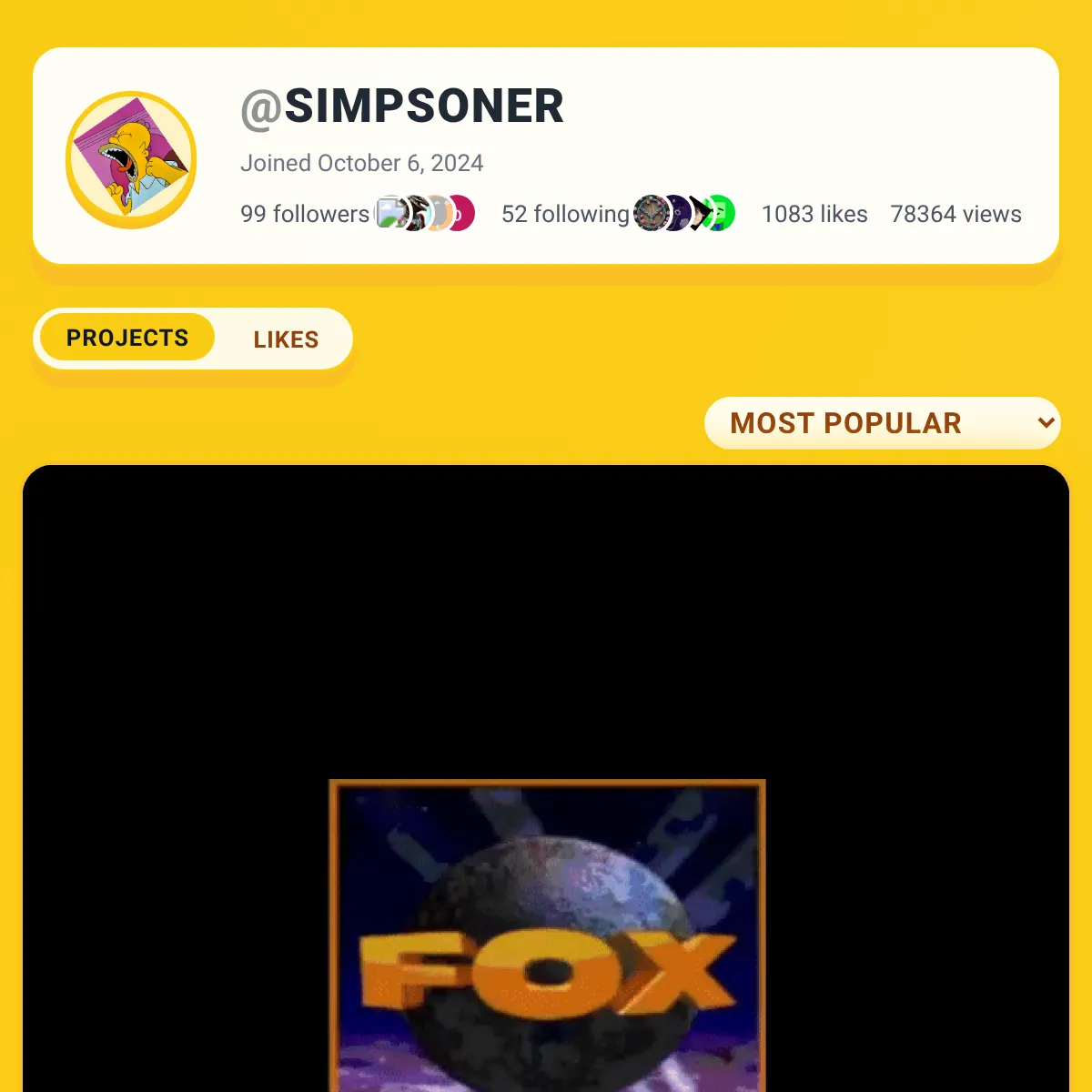 the project is loading