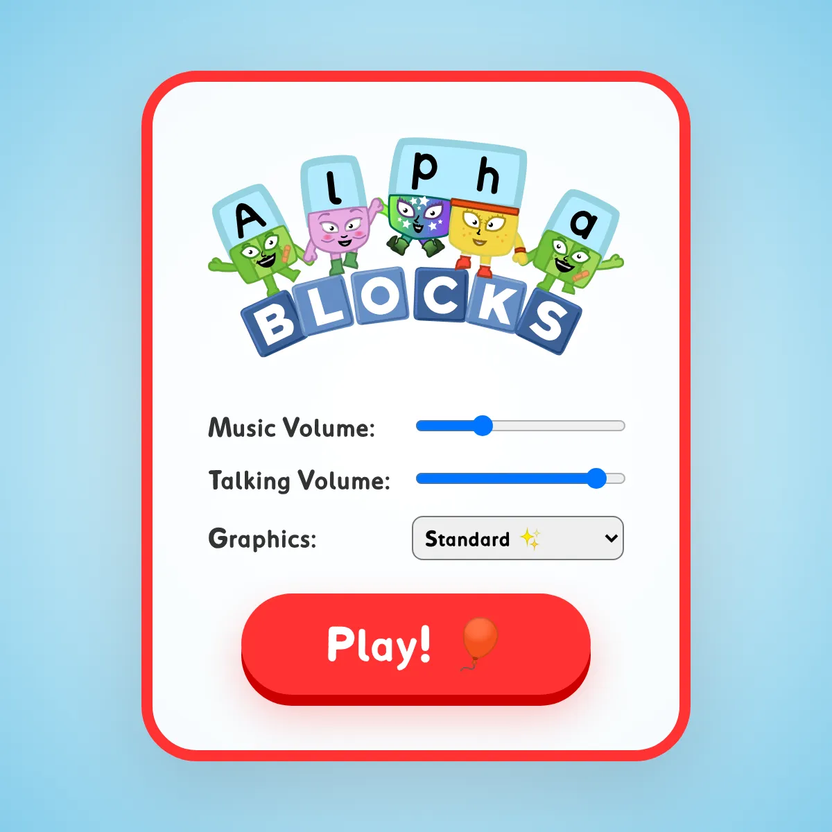 alphablocks Playground - 3D ofc