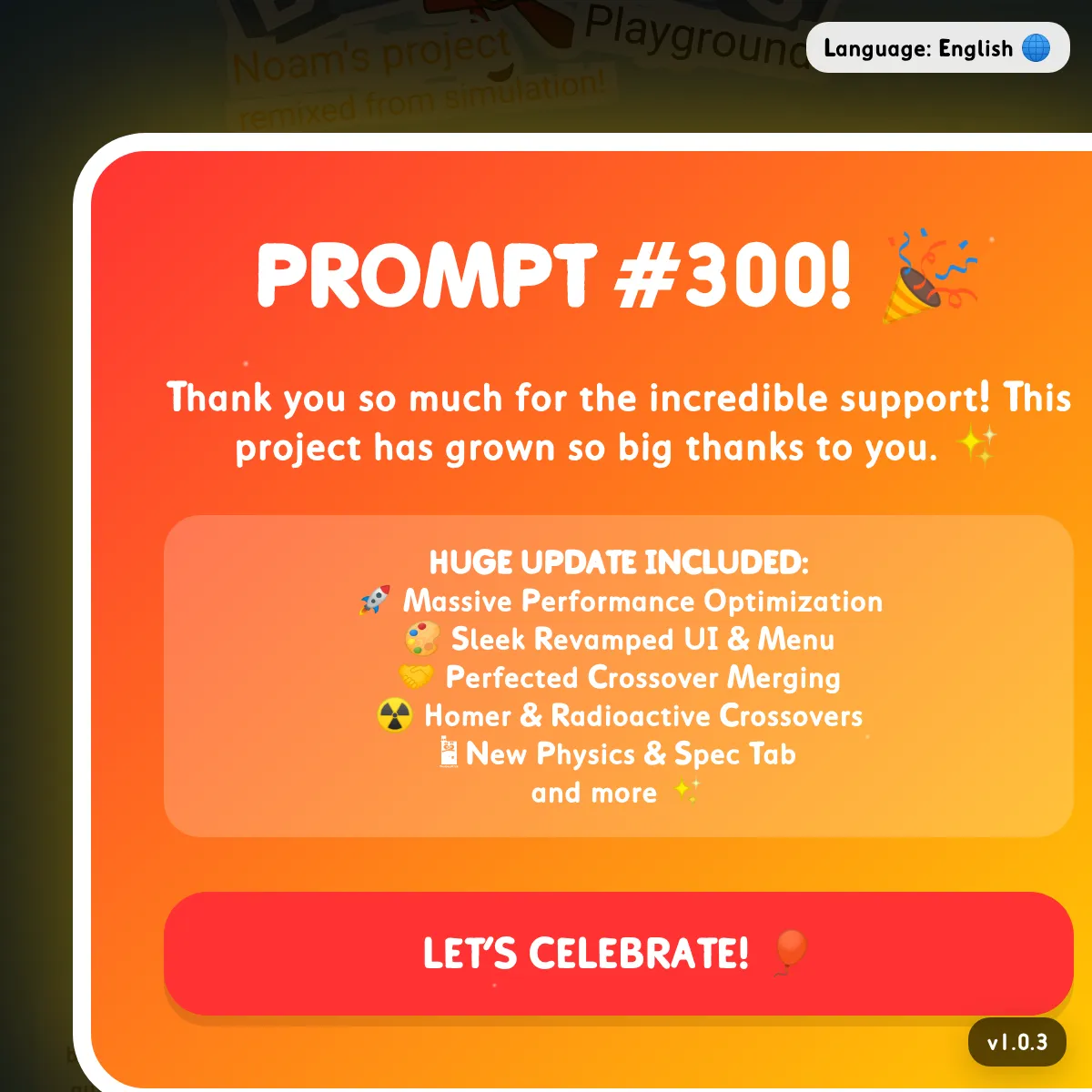 the project is loading