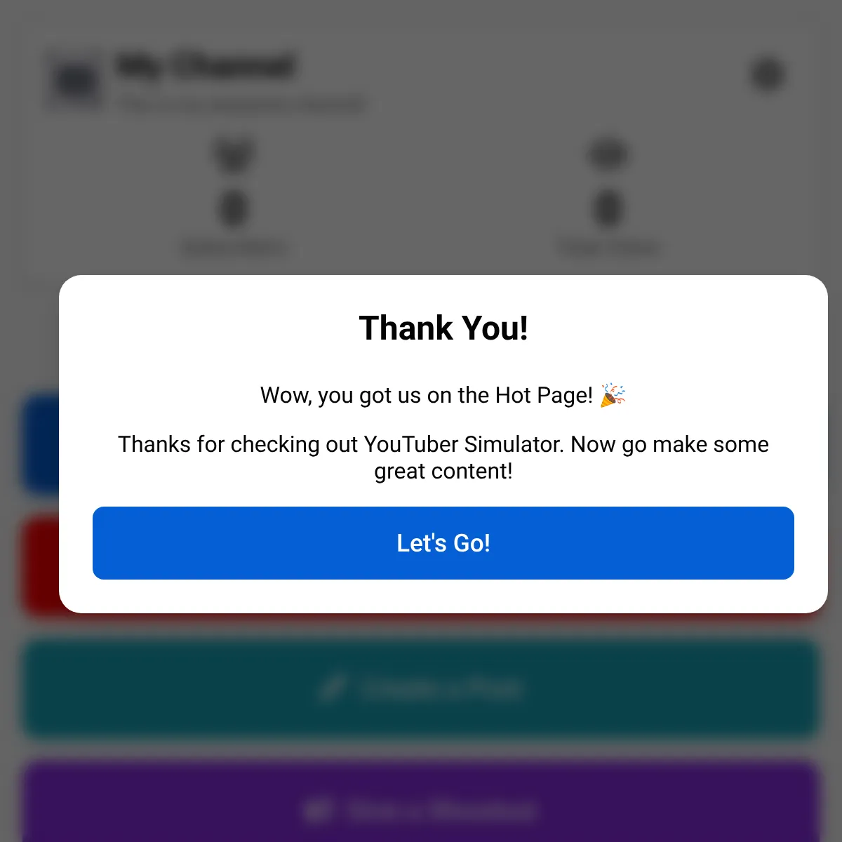 the project is loading