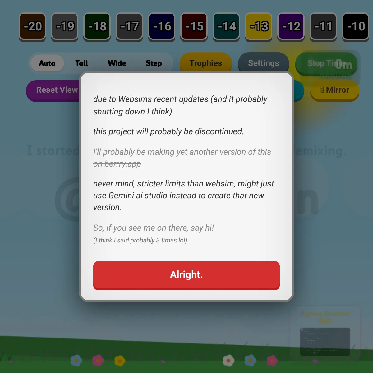 the project is loading