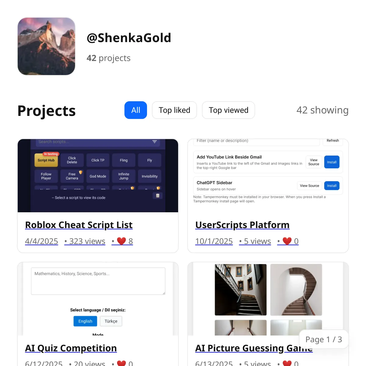 the project is loading