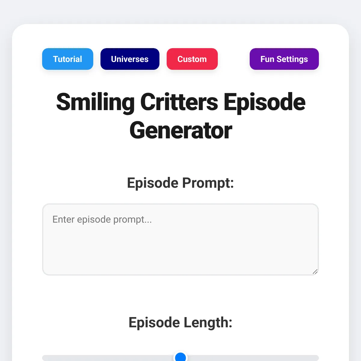 the project is loading