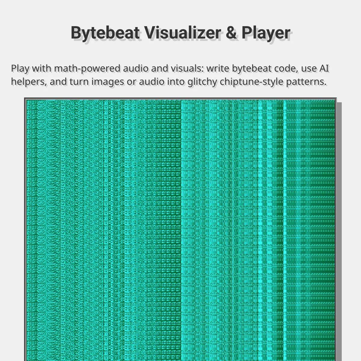 Bytebeat Visualizer & Player