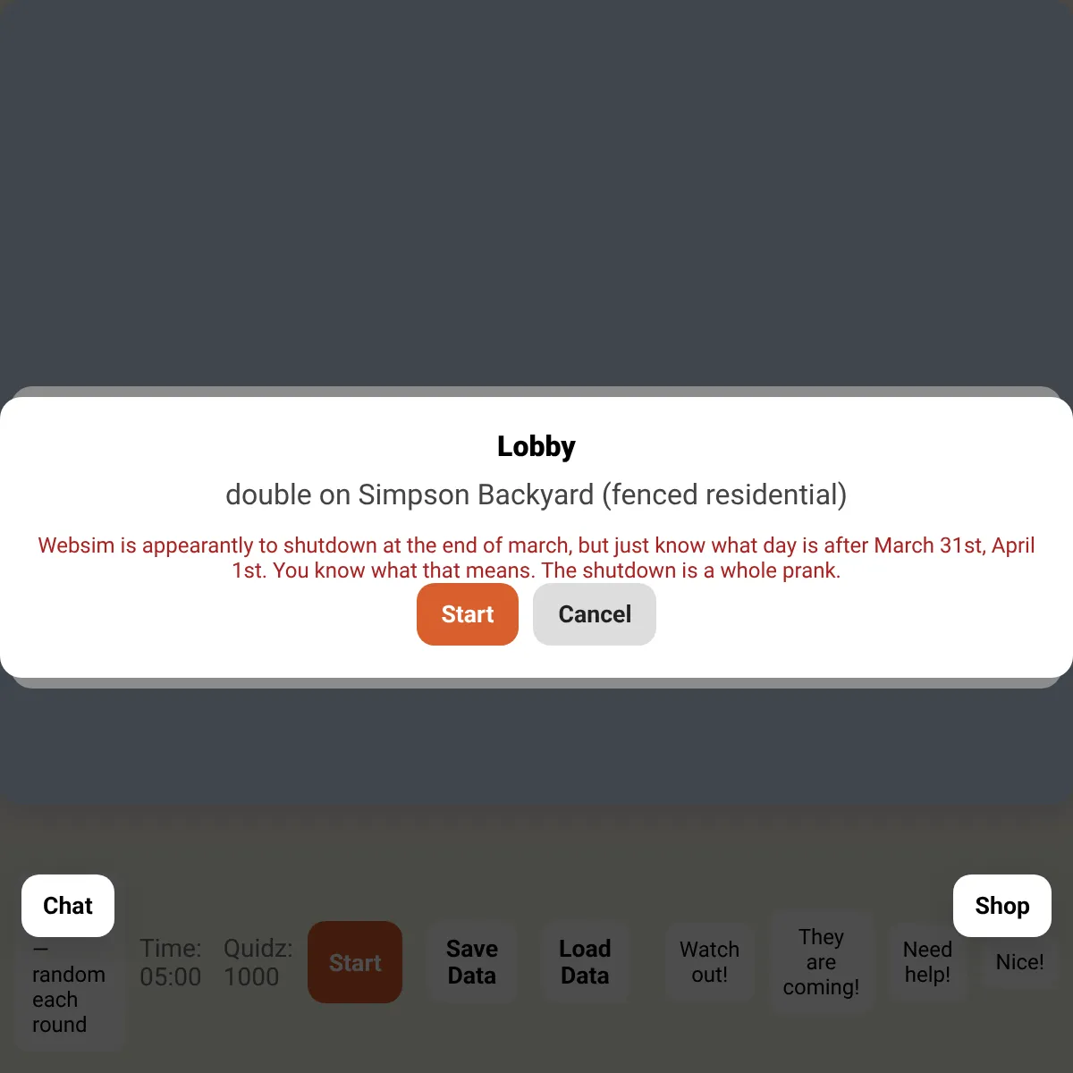 the project is loading