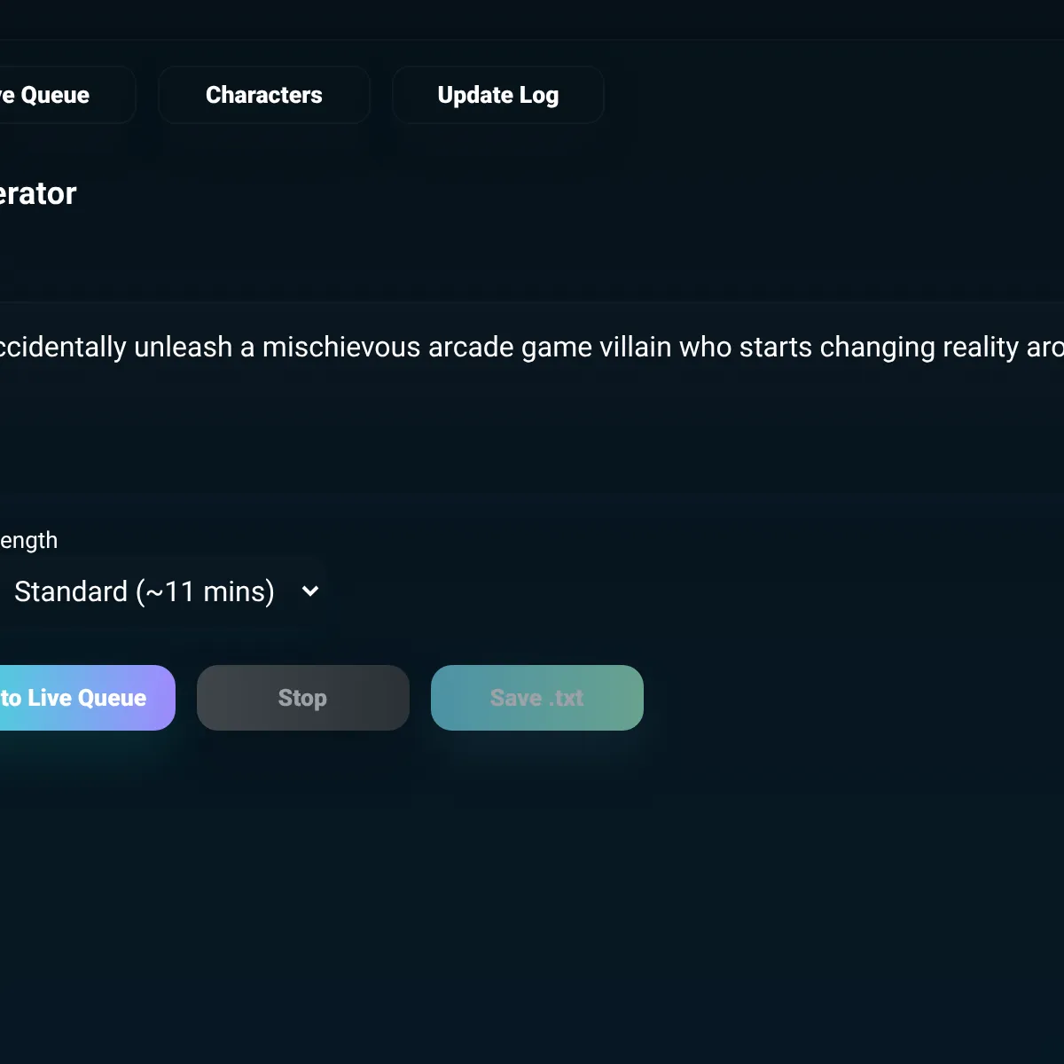 the project is loading