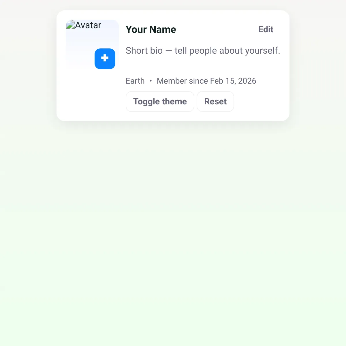 the project is loading