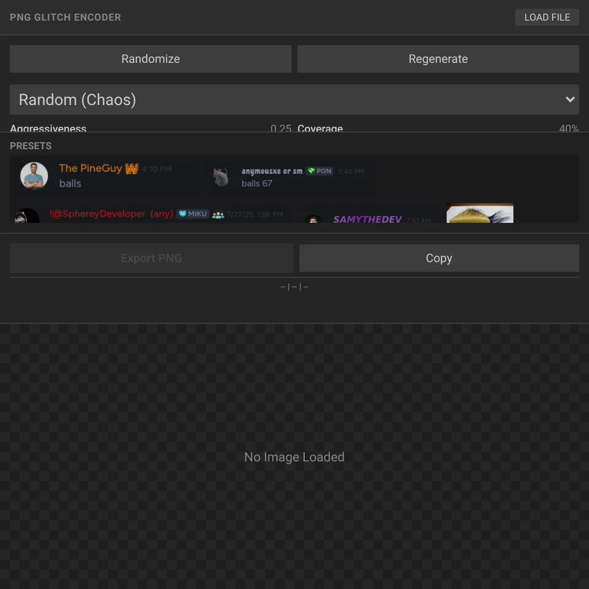 the project is loading