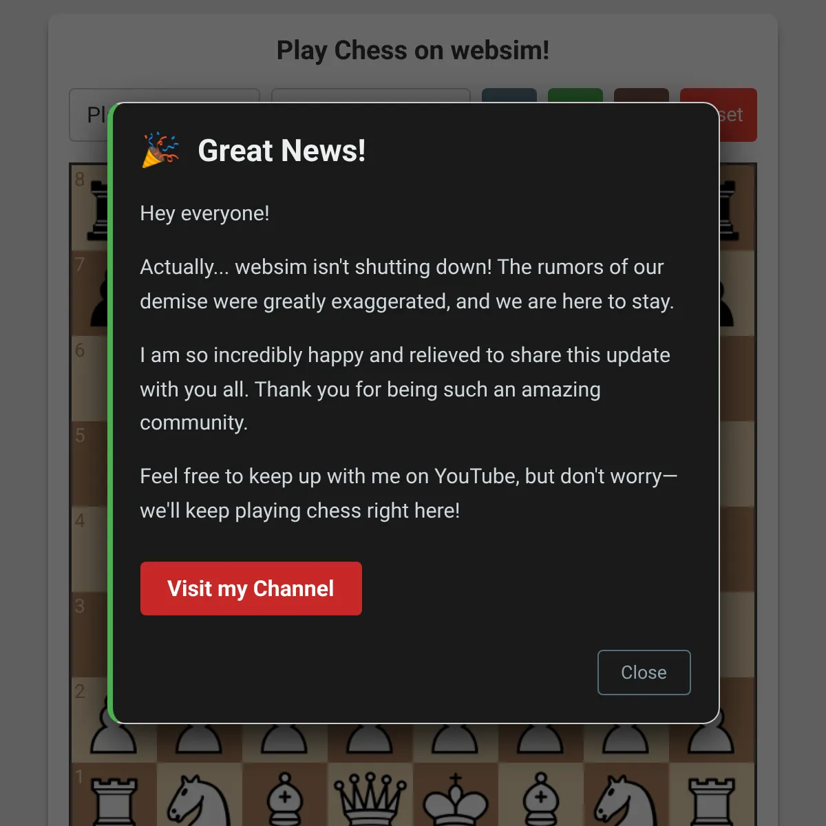 Chess - but you can create custom pieces!