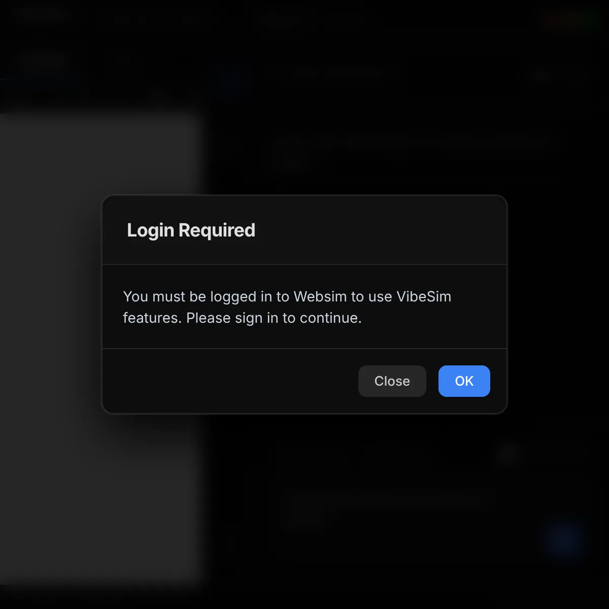 the project is loading