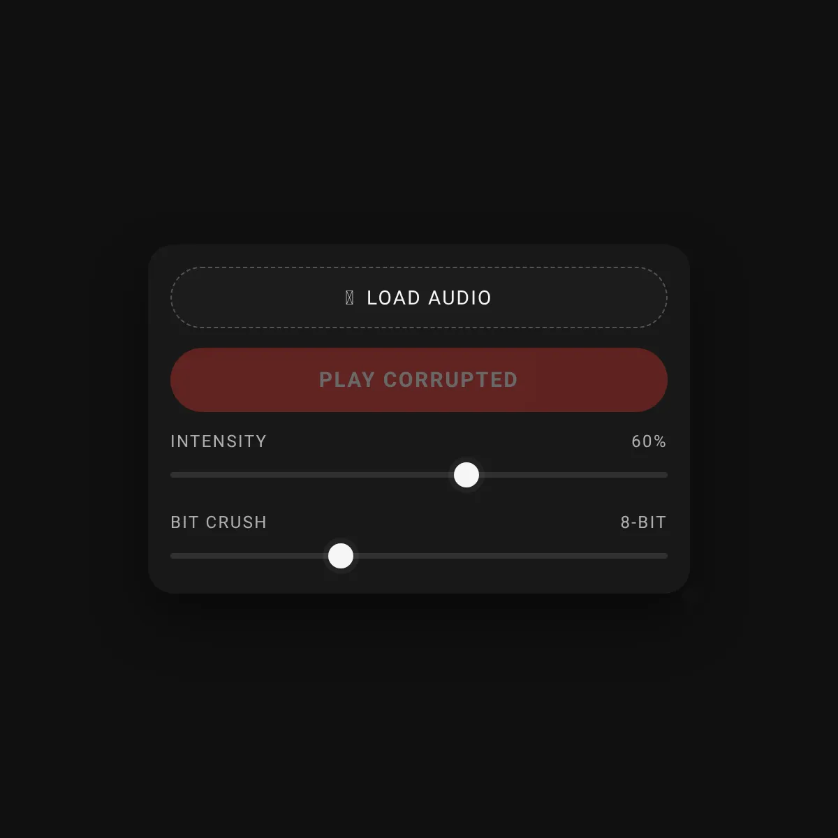 Audio Corrupter