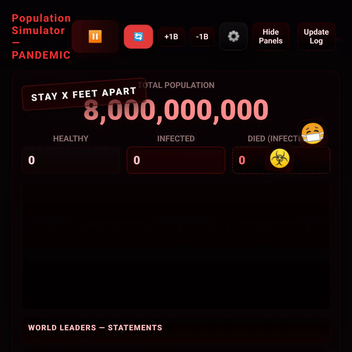 Population Simulator — Fresh