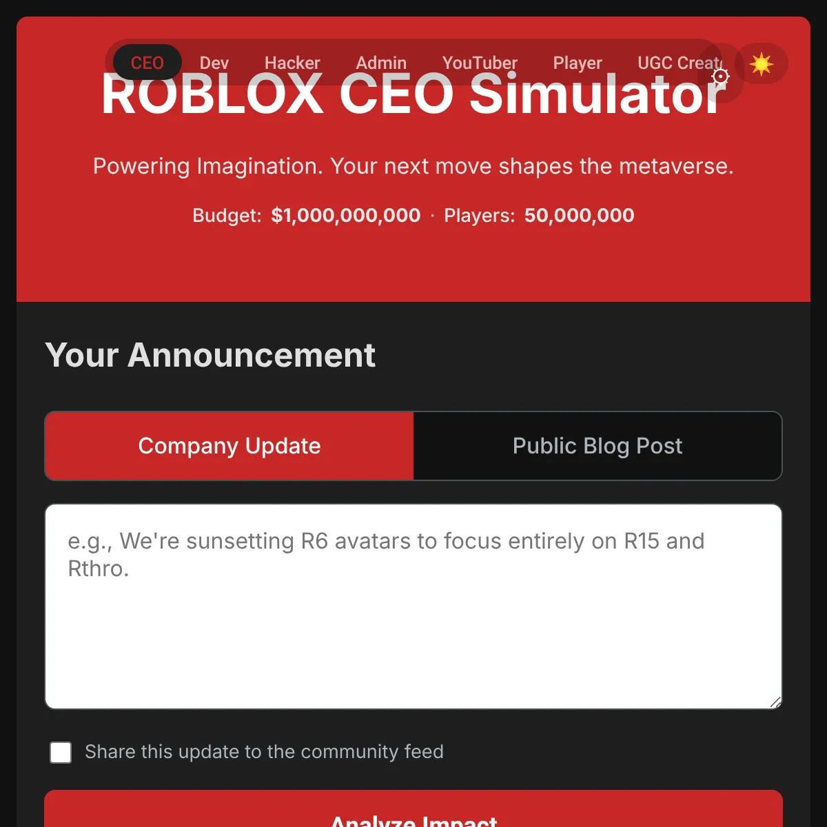 the project is loading