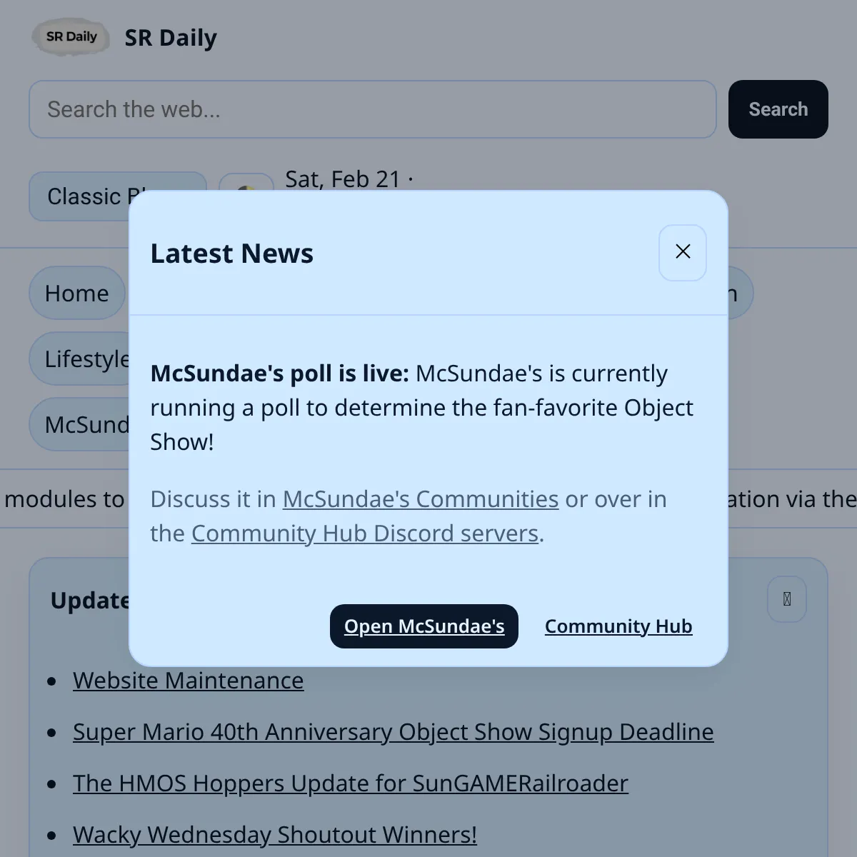 the project is loading