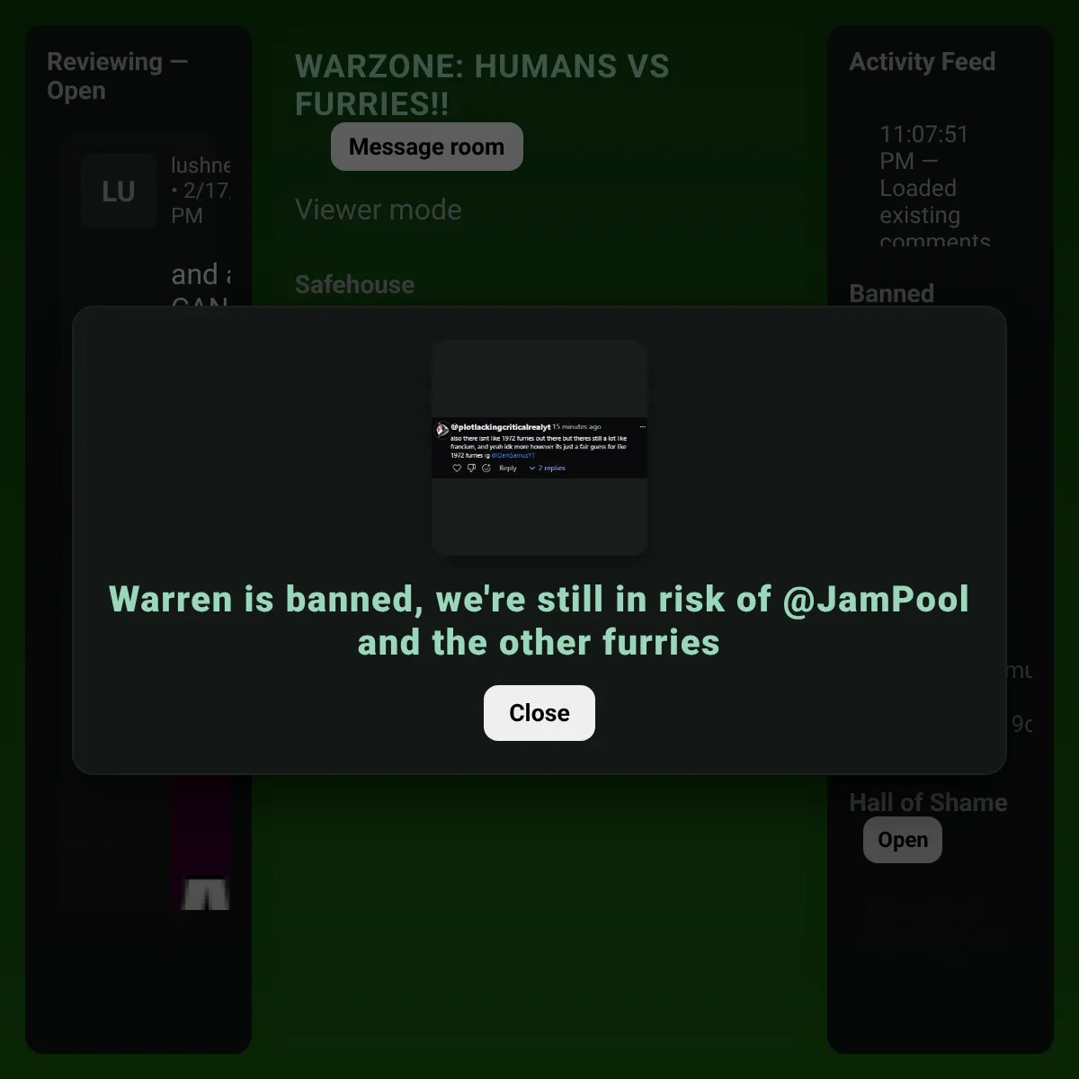 the project is loading