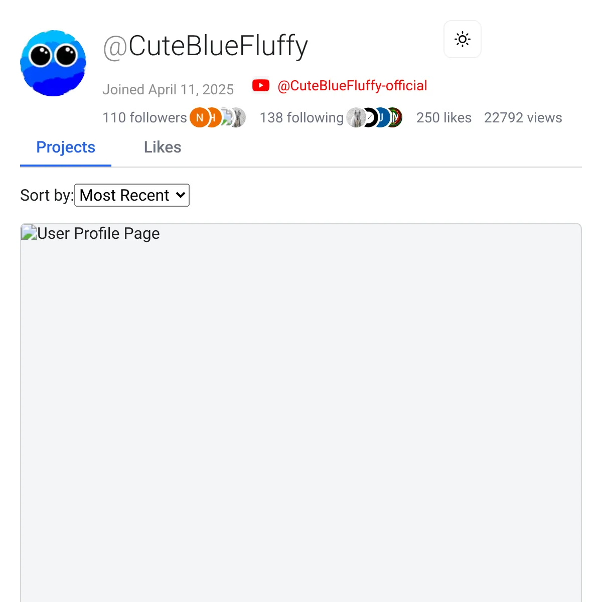 the project is loading