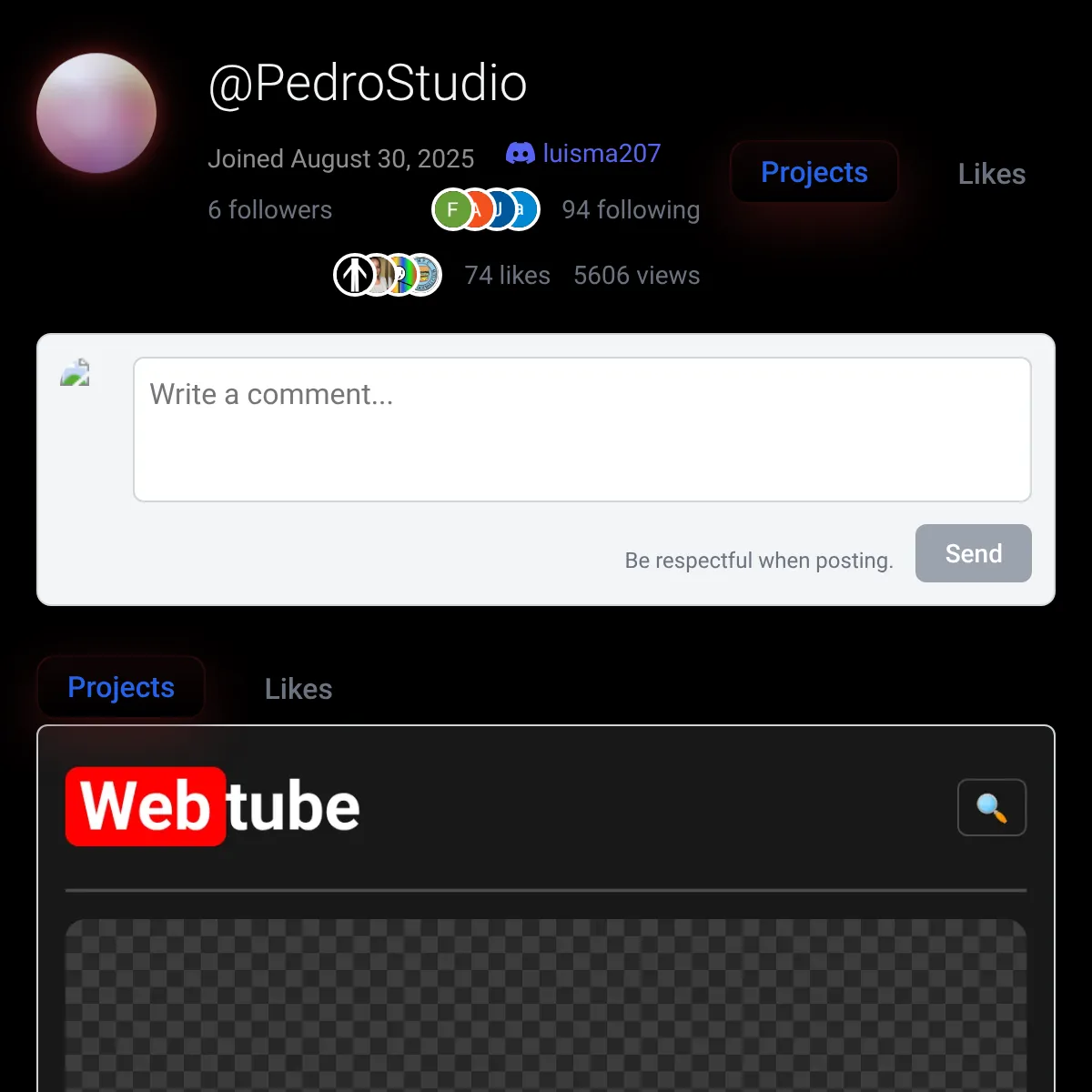 the project is loading