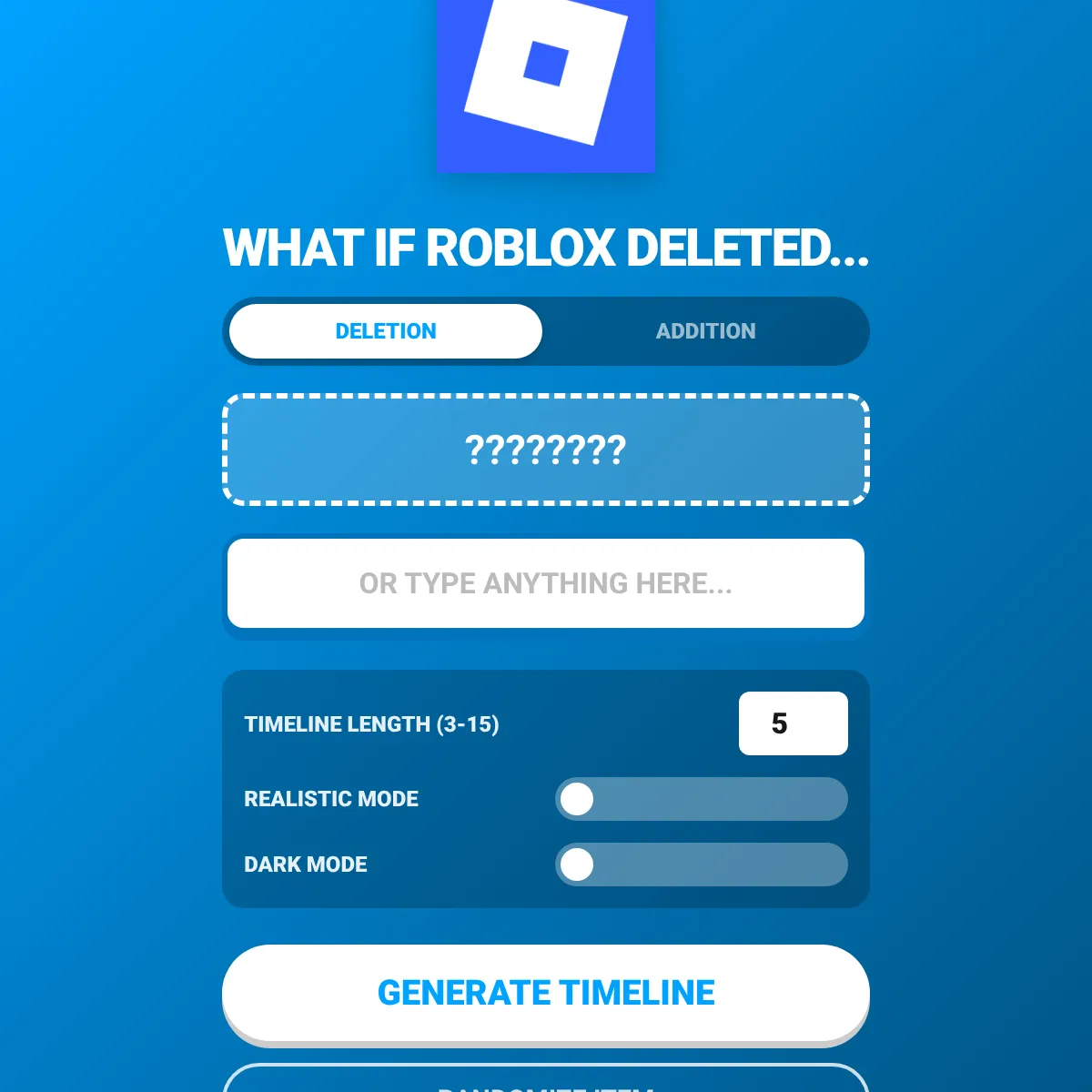 What If Roblox Deleted...? but slightly better