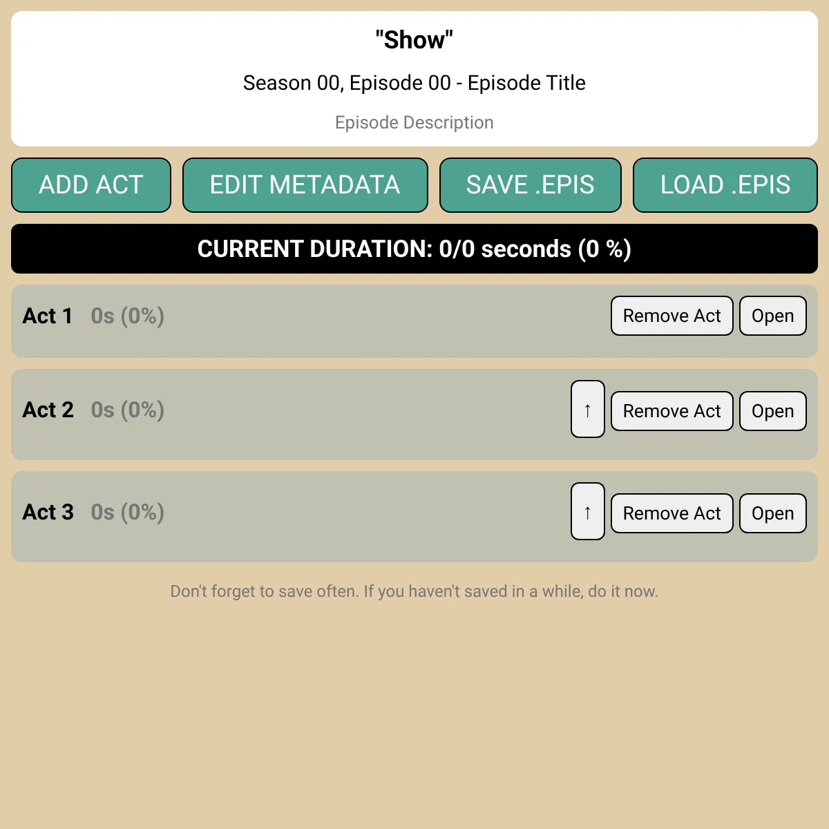 the project is loading