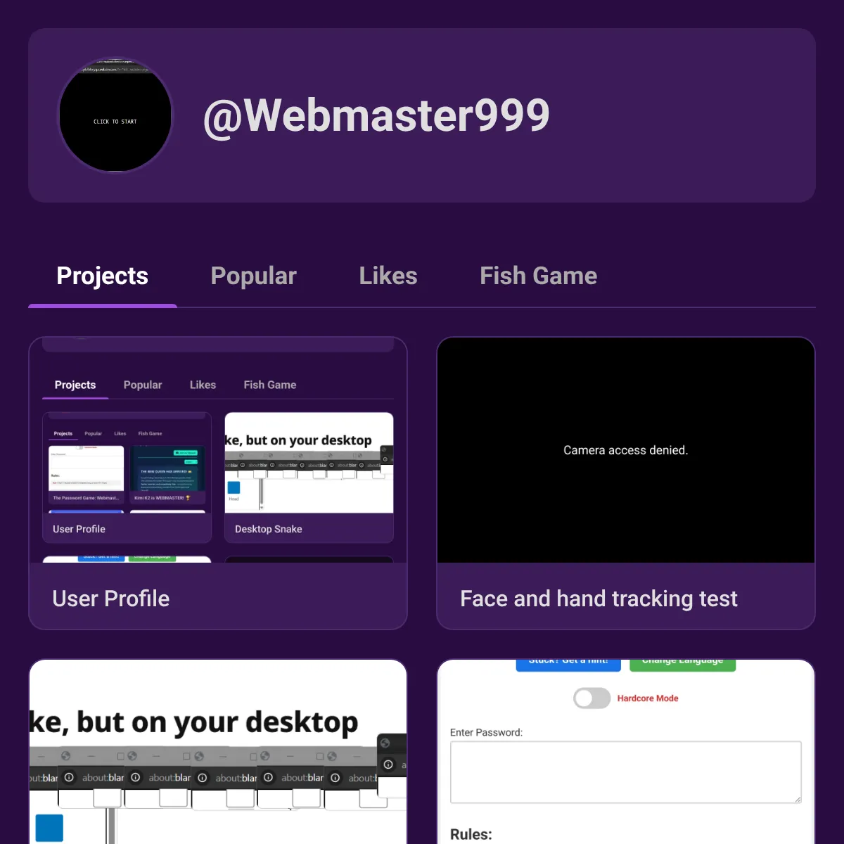 the project is loading