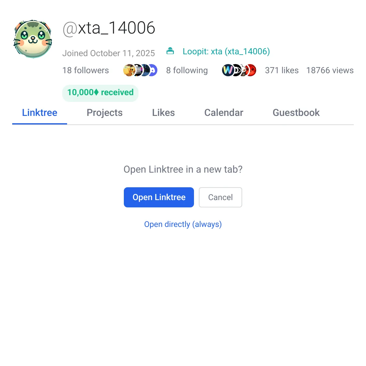 the project is loading