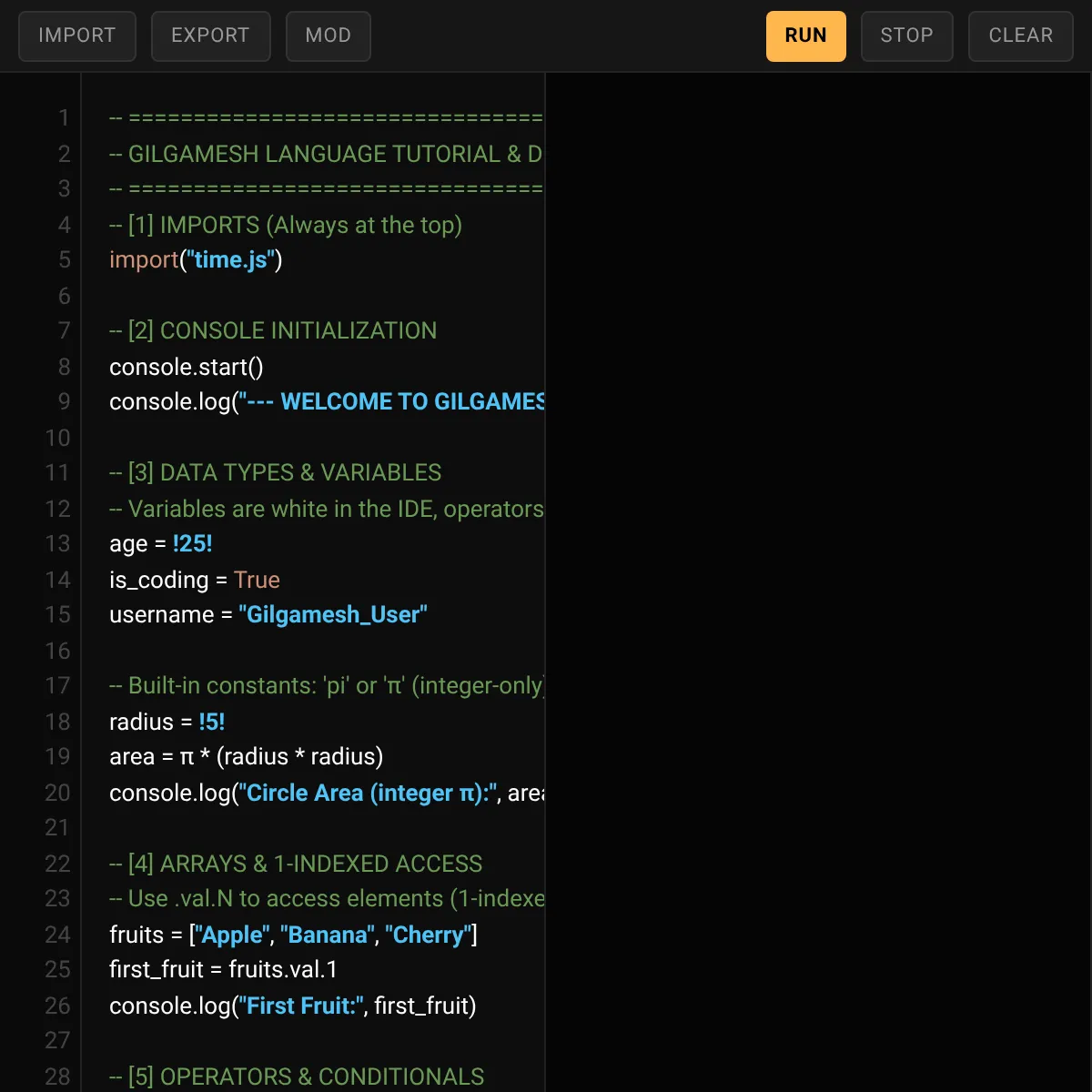 the project is loading