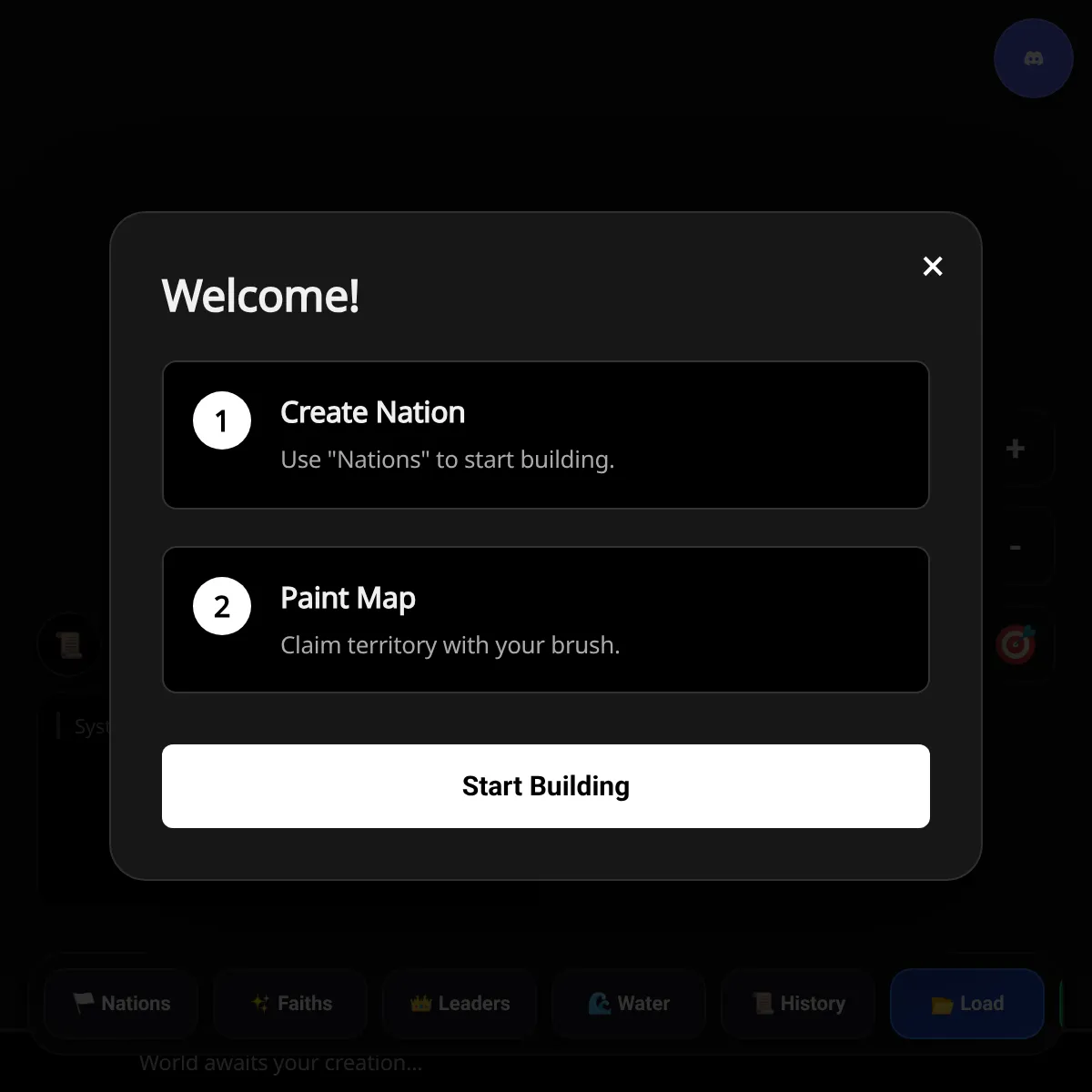 the project is loading