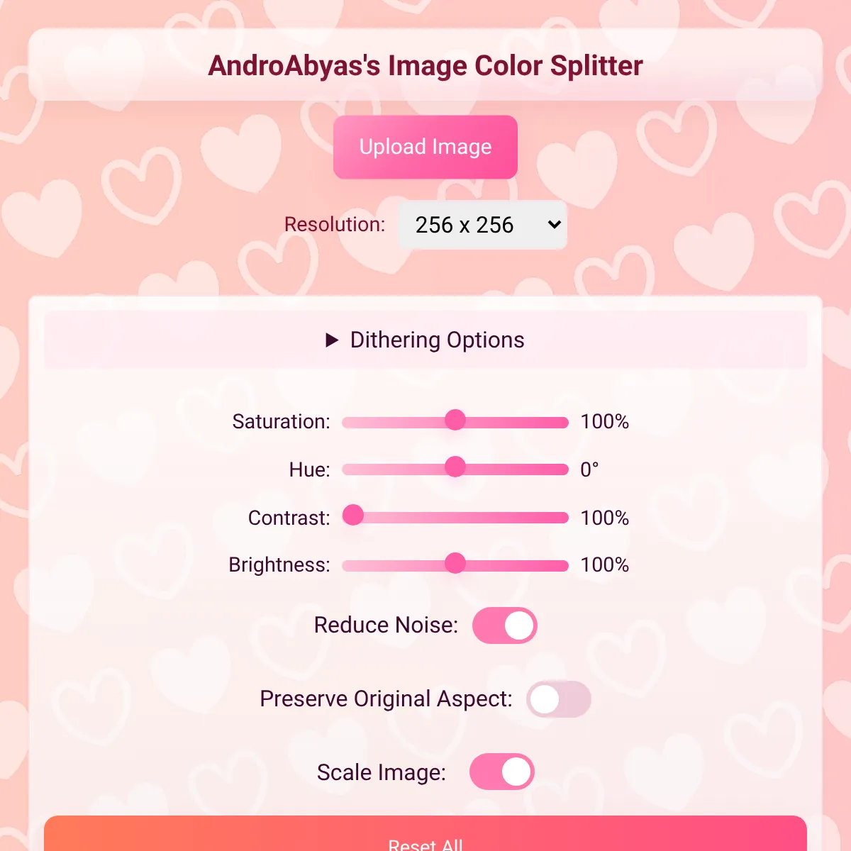 Image Color Splitter Pink