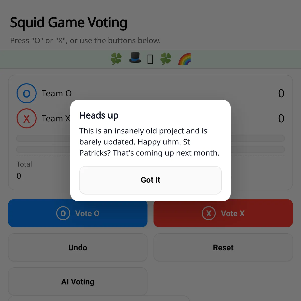 the project is loading