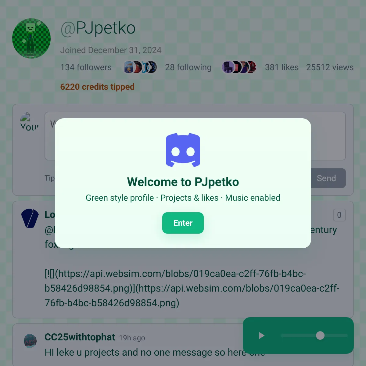 the project is loading