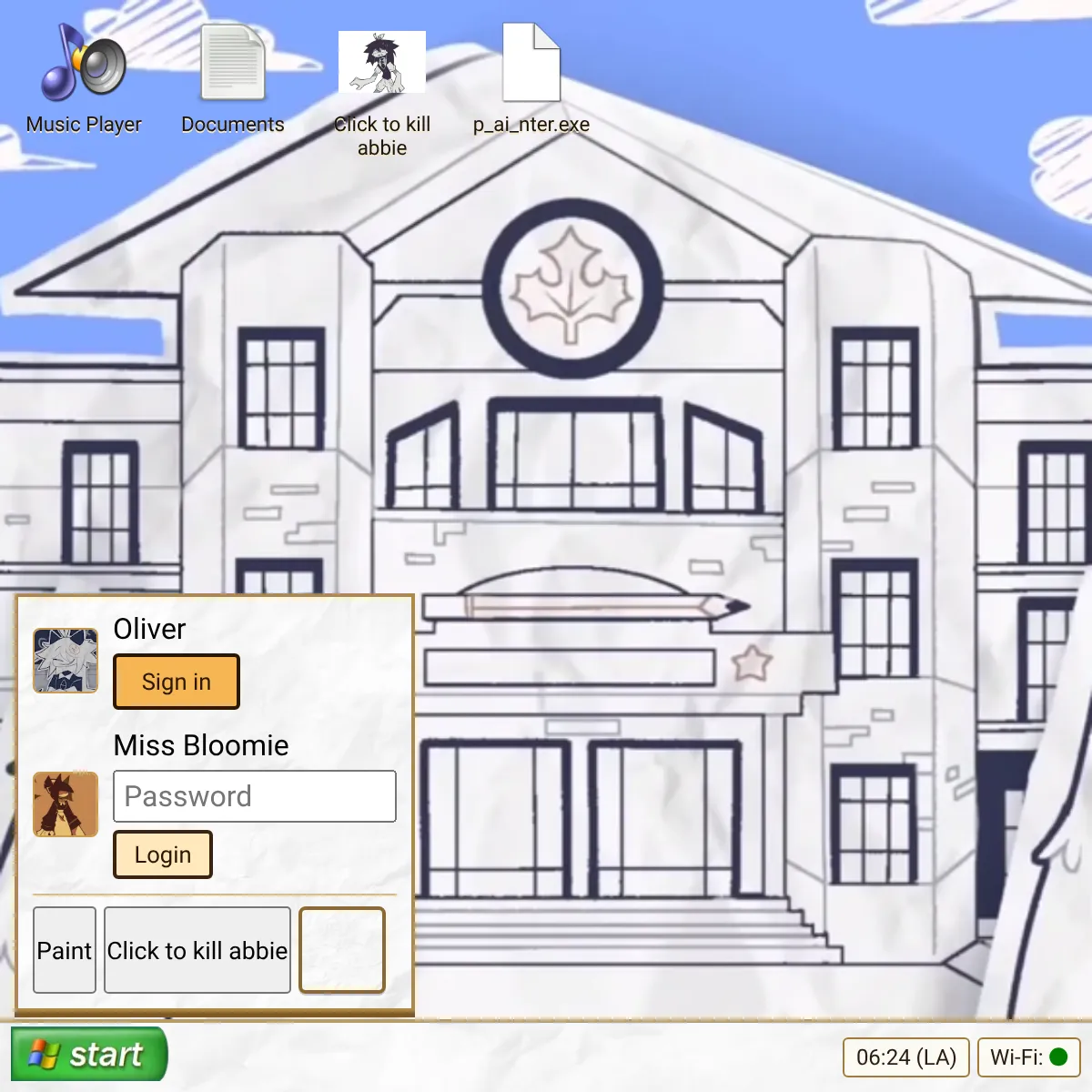 the project is loading