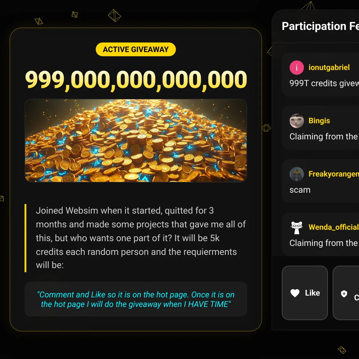 the project is loading