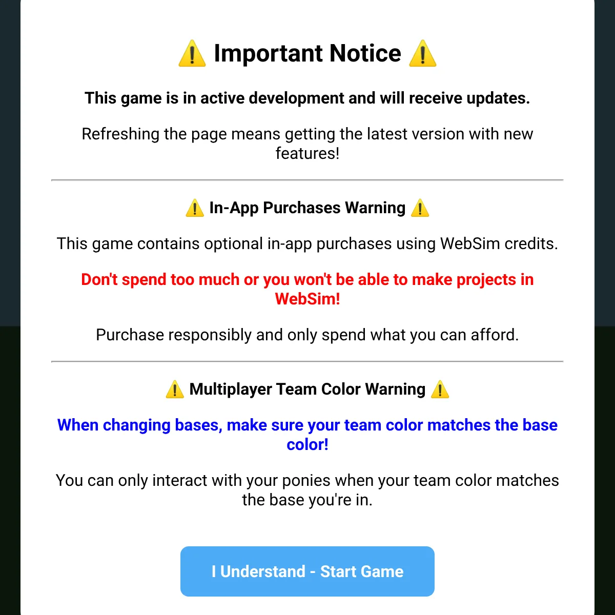 the project is loading