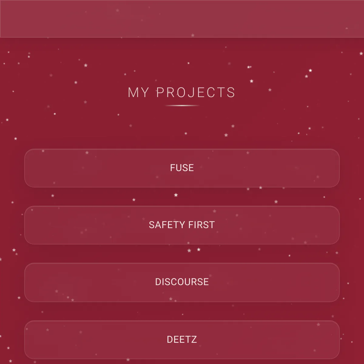 the project is loading