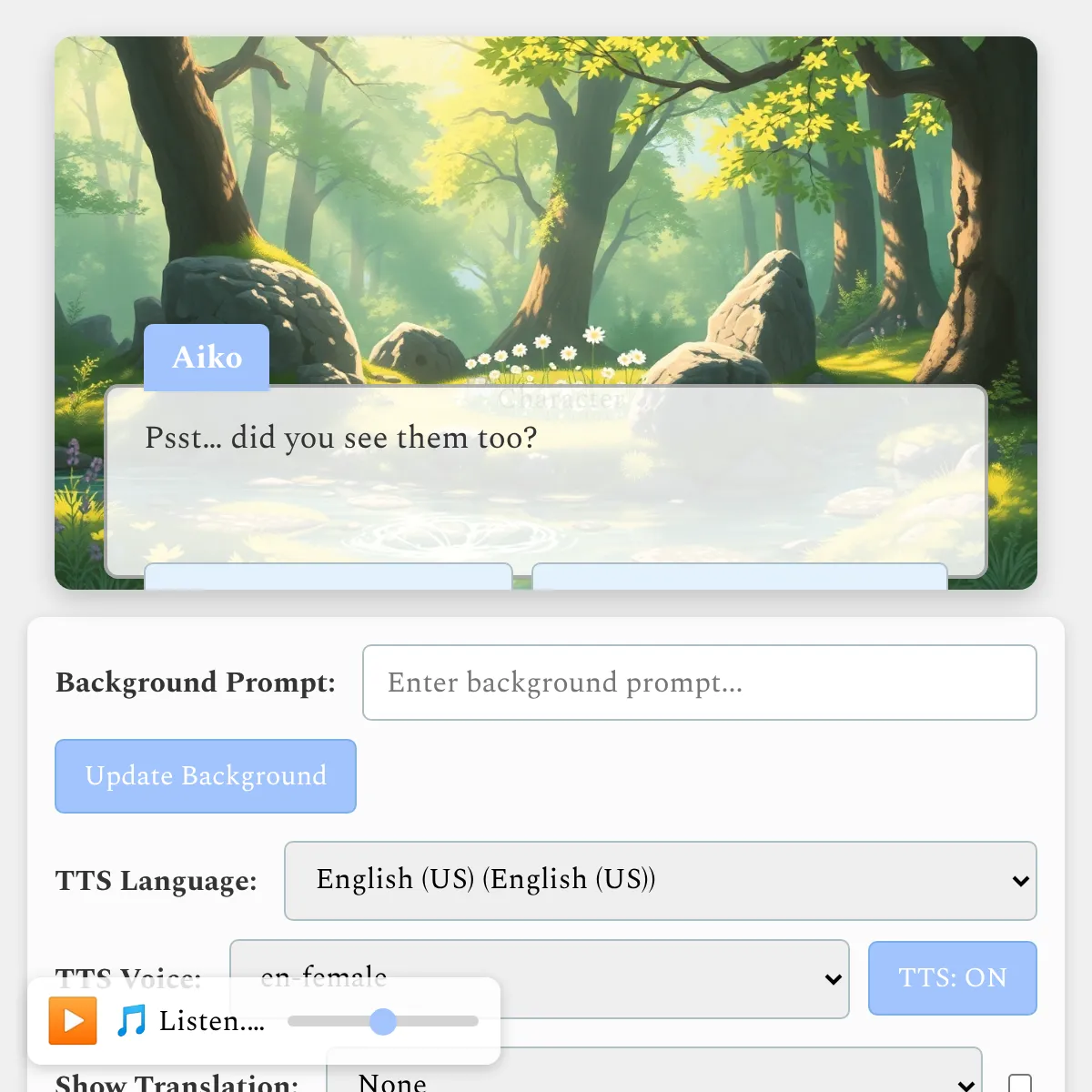 the project is loading