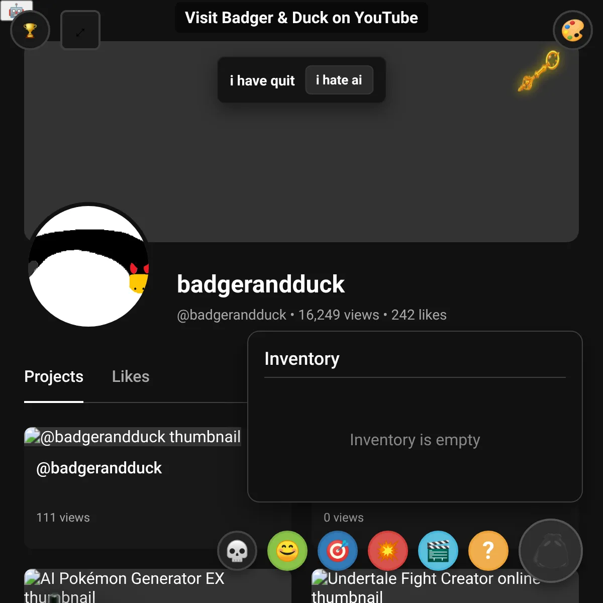 the project is loading