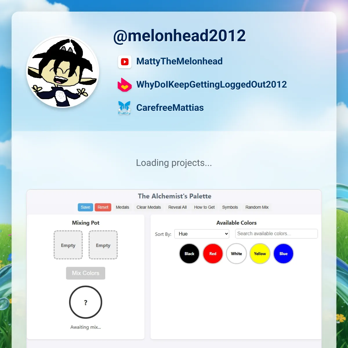 the project is loading