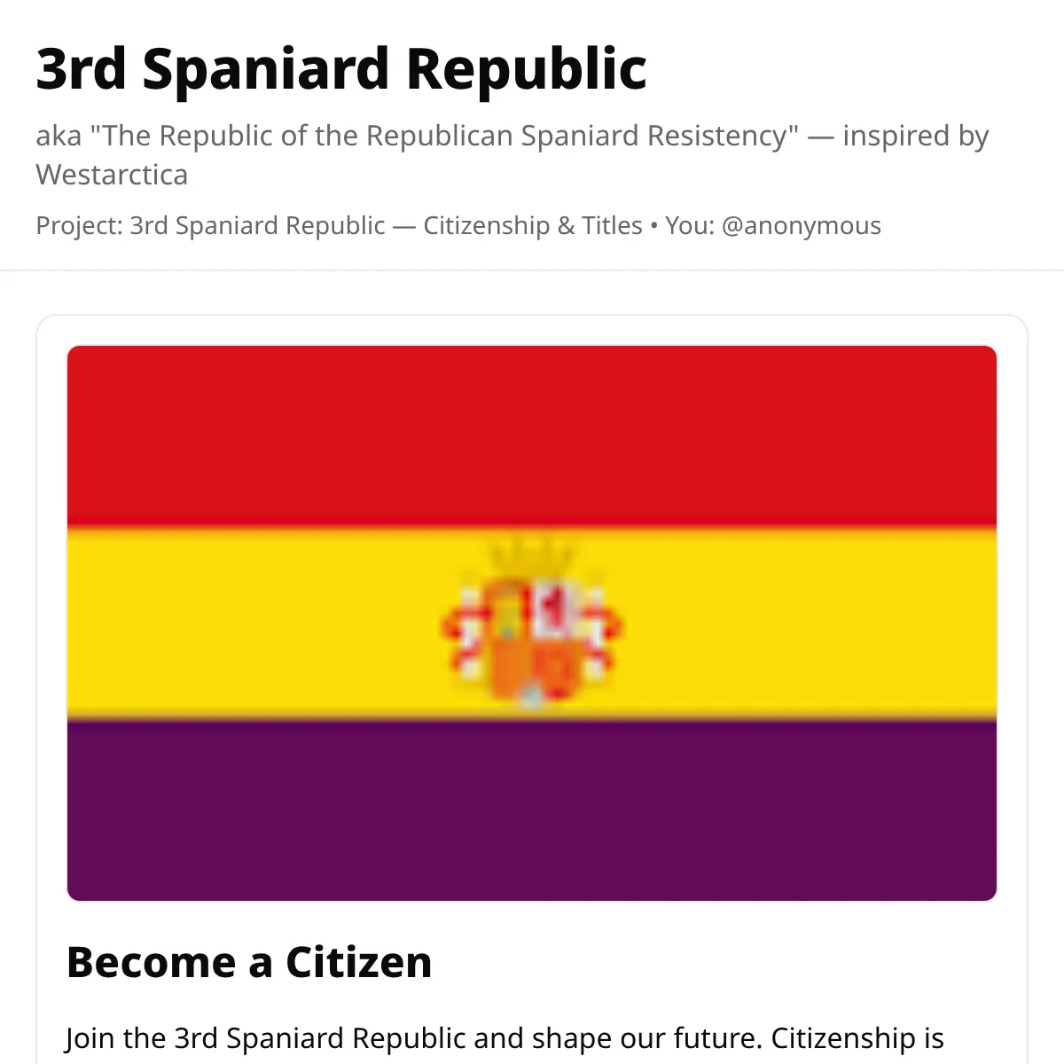 the project is loading