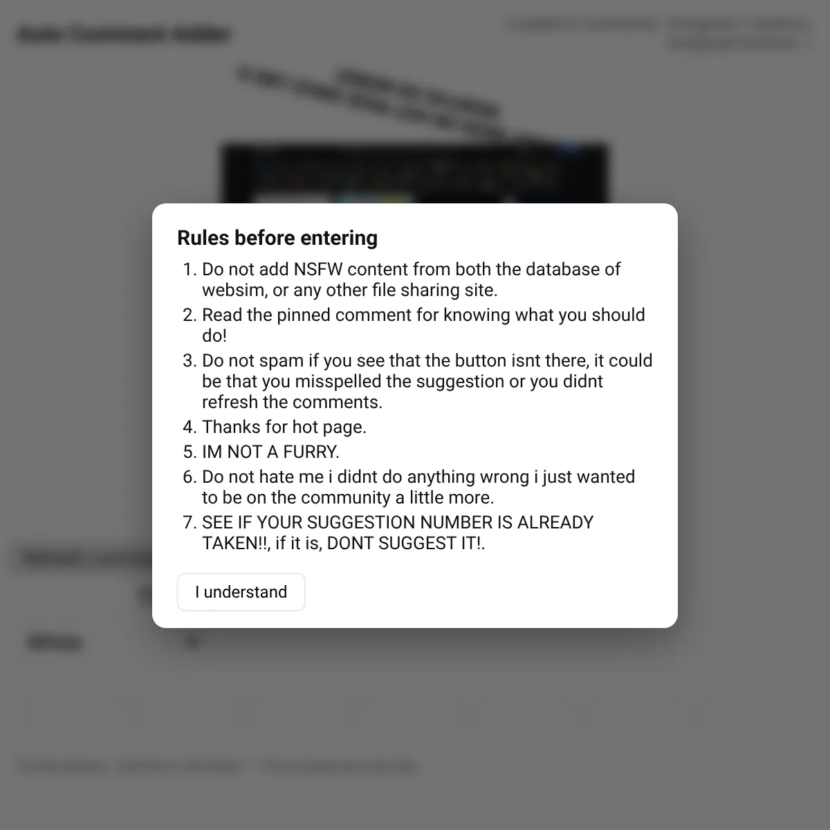 the project is loading