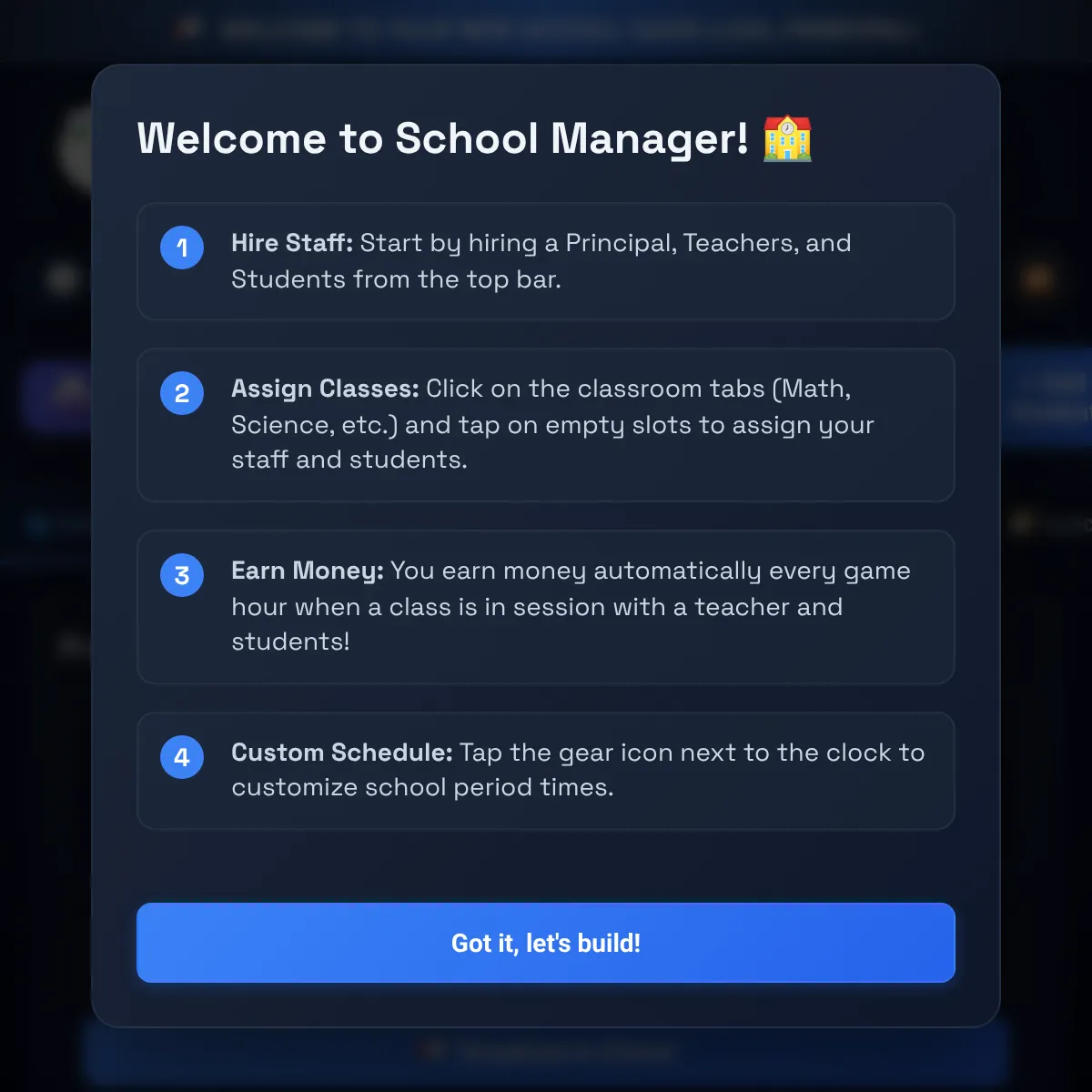 the project is loading