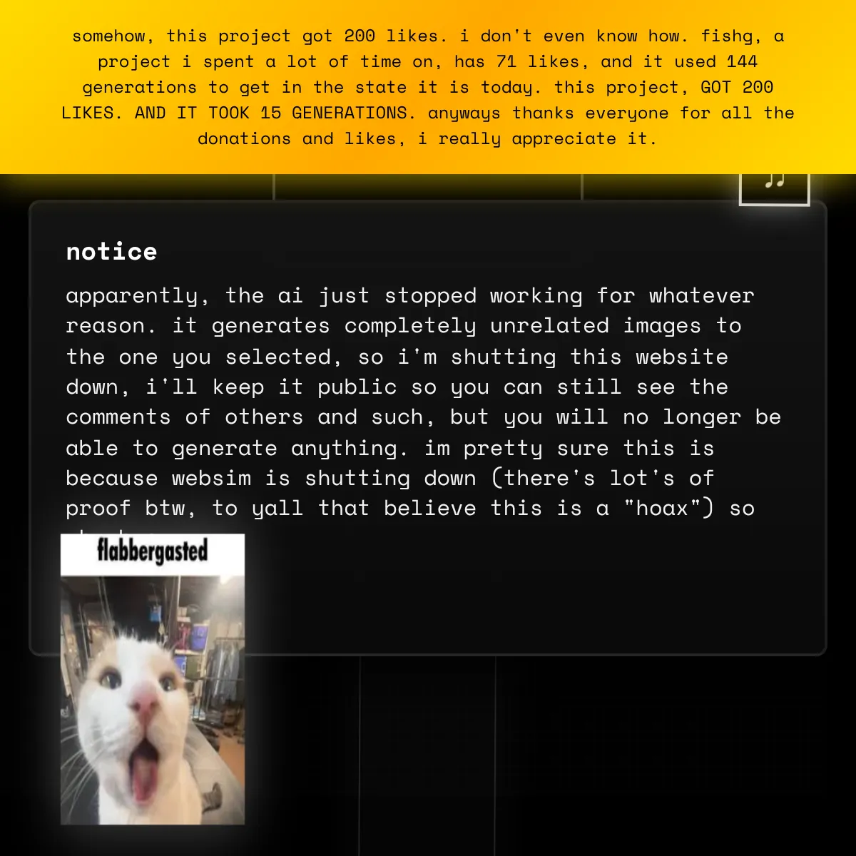 the project is loading