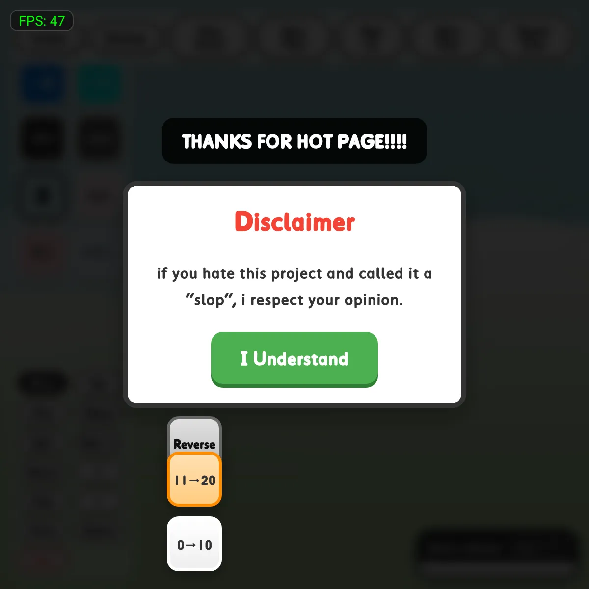 the project is loading