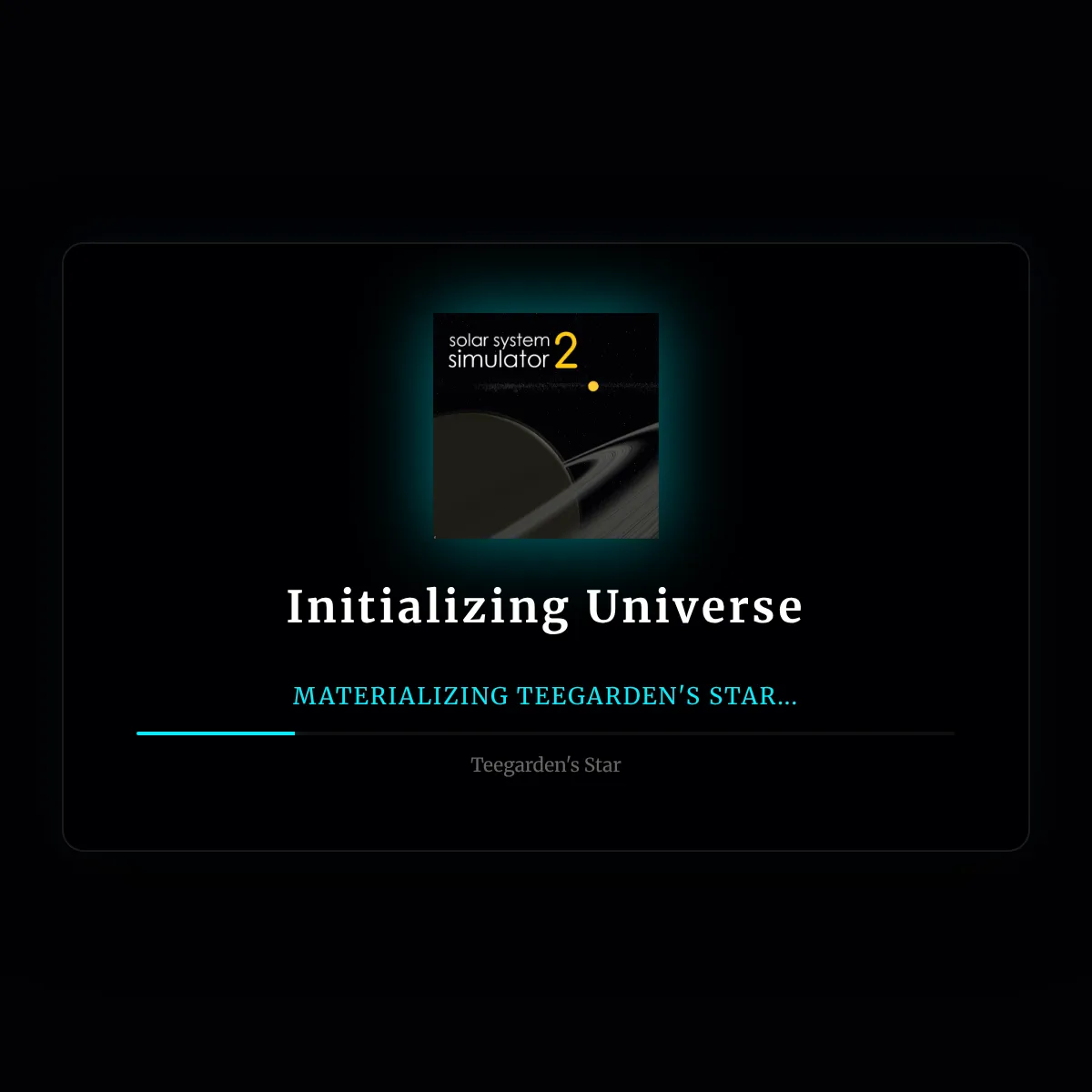 the project is loading