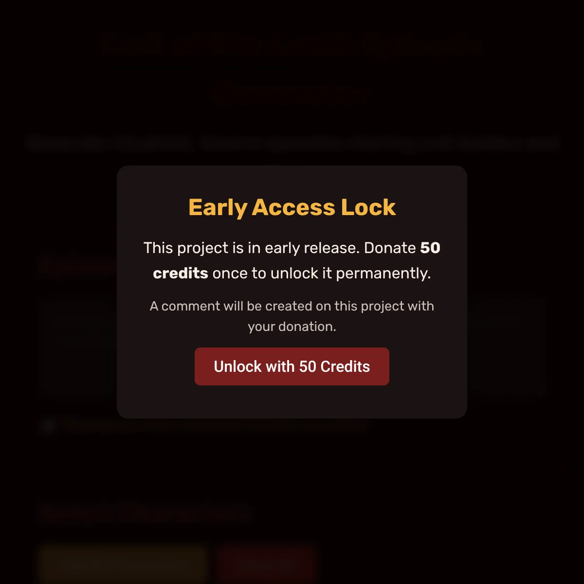 the project is loading