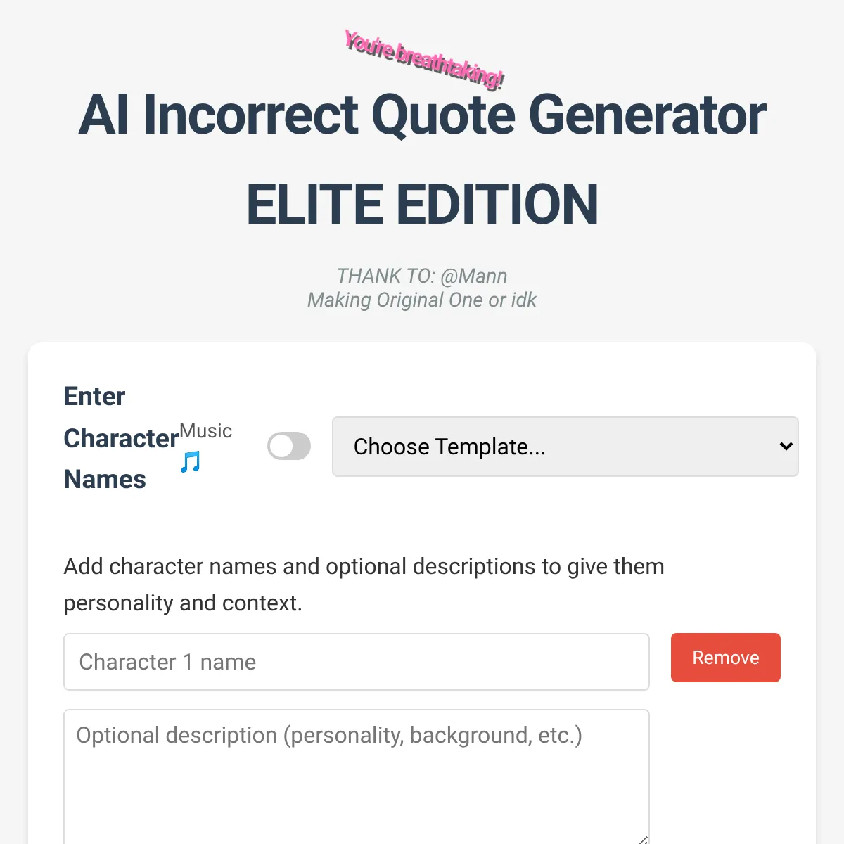 the project is loading