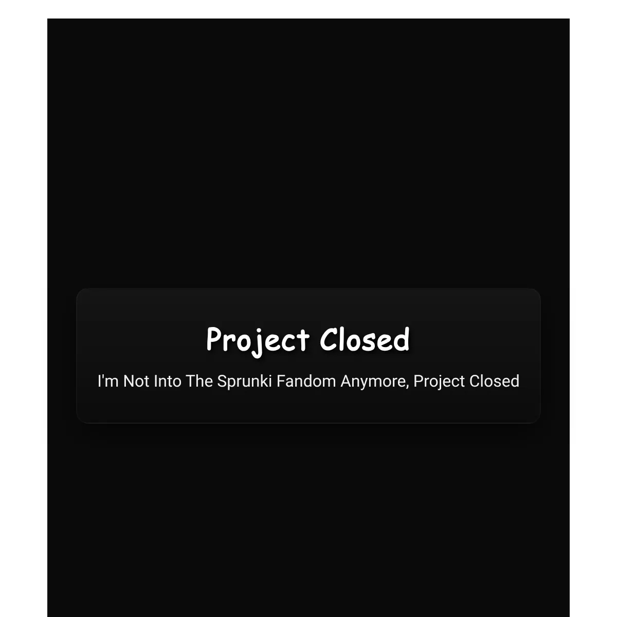 the project is loading