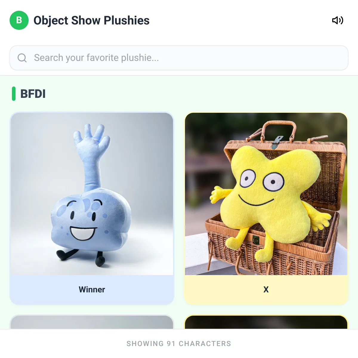 Object Show Plushie Collection