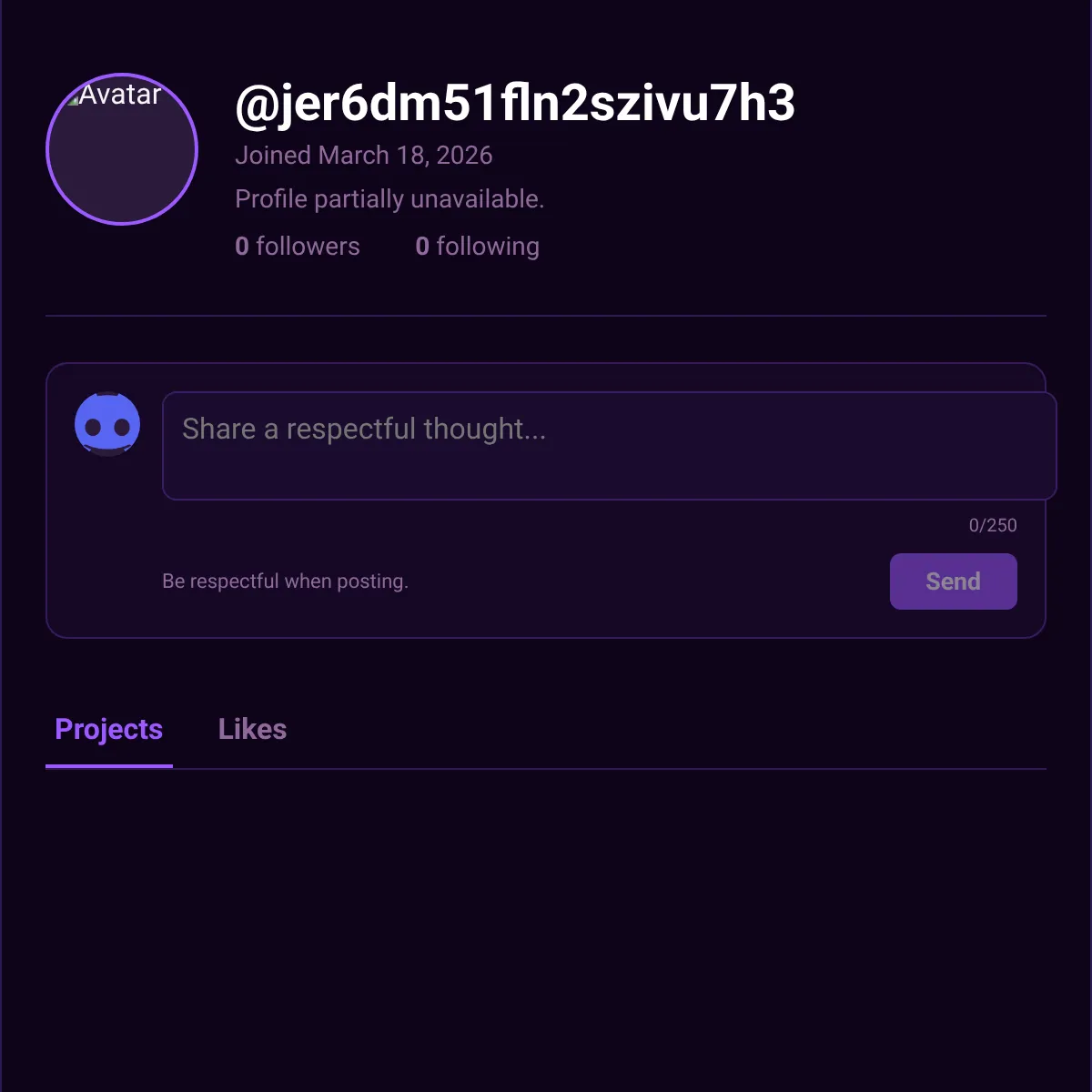 the project is loading