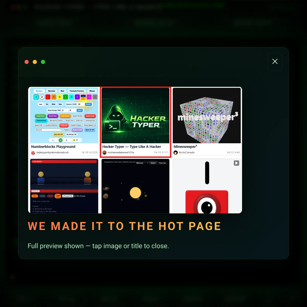 the project is loading